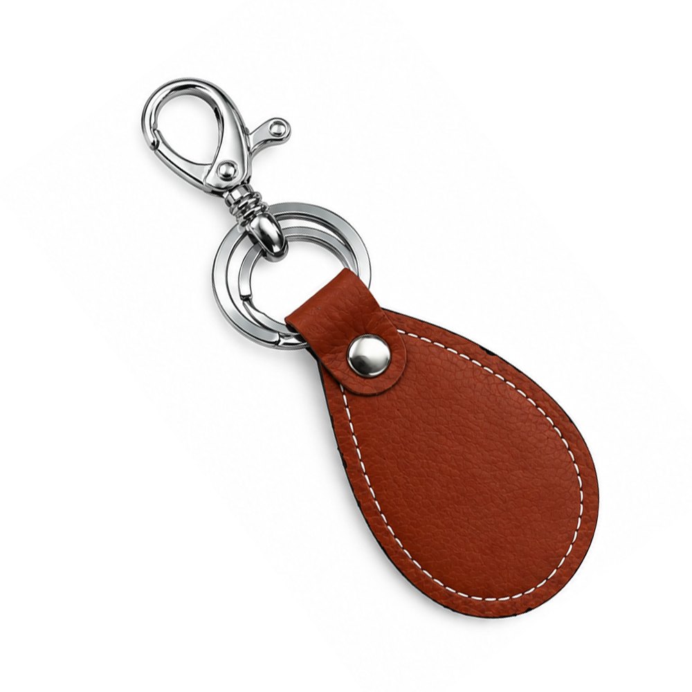 Light Brown Leather Key Chain