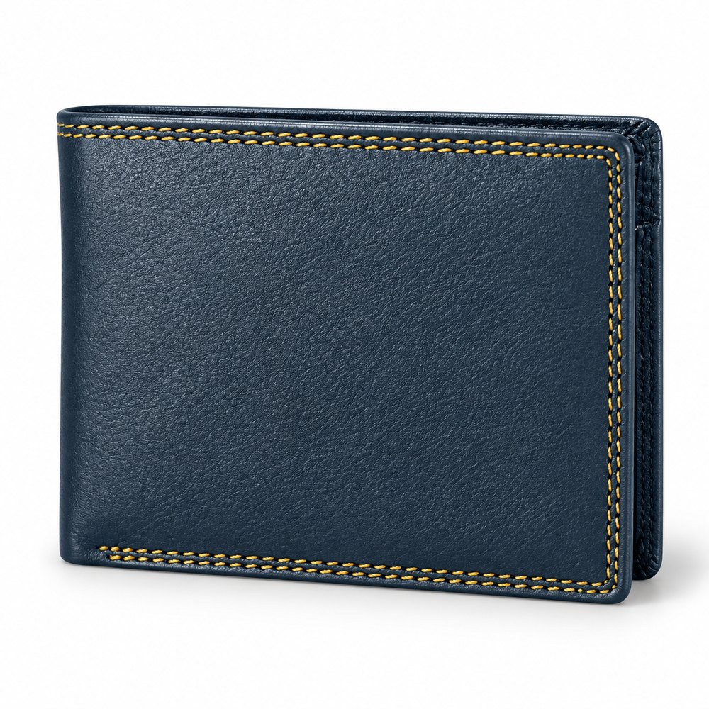 Navy Bifold Wallet